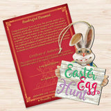 Adornos de madera de conejito de Pascua de primavera de G. DeBrekht - Decoración de primavera de Pascua - 8154423-2