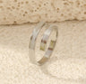 Design Titanium Steel Cross Open Adjustable Ring - Lootquake