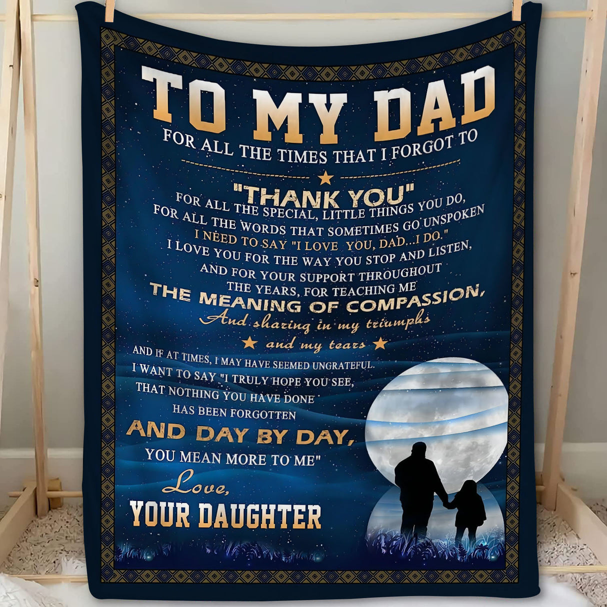 Manta polar acogedora para papá: un emotivo regalo para el Día del Padre. Manta de franela suave y cálida para todas las estaciones, perfecta para usar en interiores y exteriores.
