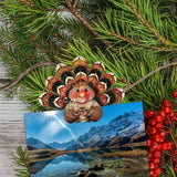 Happy Halloween Decorative Wooden Clip-on Ornaments Set of 6 by Jamie Mills-Price and G. Debrekht - Halloween Decor - 8090135C-S6