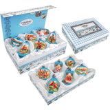 Juego de 12 adornos de cristal "12 días de Navidad" de G. Debrekht - Decoración navideña - 73102-B12