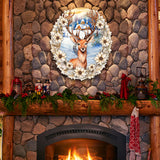 Majestic Forest Deer Holiday Door Decor by G. Debrekht - Christmas Decor - 8611065H