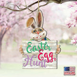 Adornos de madera de conejito de Pascua de primavera de G. DeBrekht - Decoración de primavera de Pascua - 8154423-2