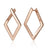French Hollow Pattern Heart-shaped Earrings - Lootquake