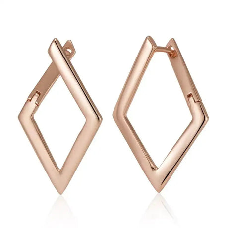 French Hollow Pattern Heart-shaped Earrings - Lootquake