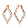 French Hollow Pattern Heart-shaped Earrings - Lootquake