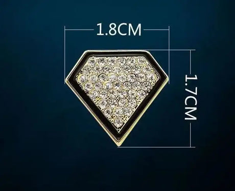Simple And Stylish Rhinestone Brooch - Lootquake