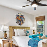 Arte mural "Déjenlos correr" de J. Bergsma - Decoración navideña con temática de vida silvestre - 8591259W-JB