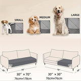 Extra Large Reversible High Quality Dog Blanket - Double-Sided Pet Bed Cover with Bone Pattern, Machine Washable Sofa Protector for Medium/Large/Small Dogs & Cats, Indoor/Outdoor Use, Blanket for Bed