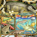 Arte mural caprichoso de reptiles, peces y anfibios de Laura Seeley - Decoración infantil Love Family - 8513011-LS