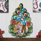 Nutcracker Christmas Tree Door Decor by G. DeBrekht - Christmas Decor - 8119184H