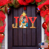 Decoración navideña para puerta de la Natividad Regal Joy de G. DeBrekht - Decoración navideña - 8121456H