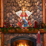 Nativity Christmas Angel Nativity Door Decor by G. DeBrekht - Nativity Holiday Decor - 8152722H