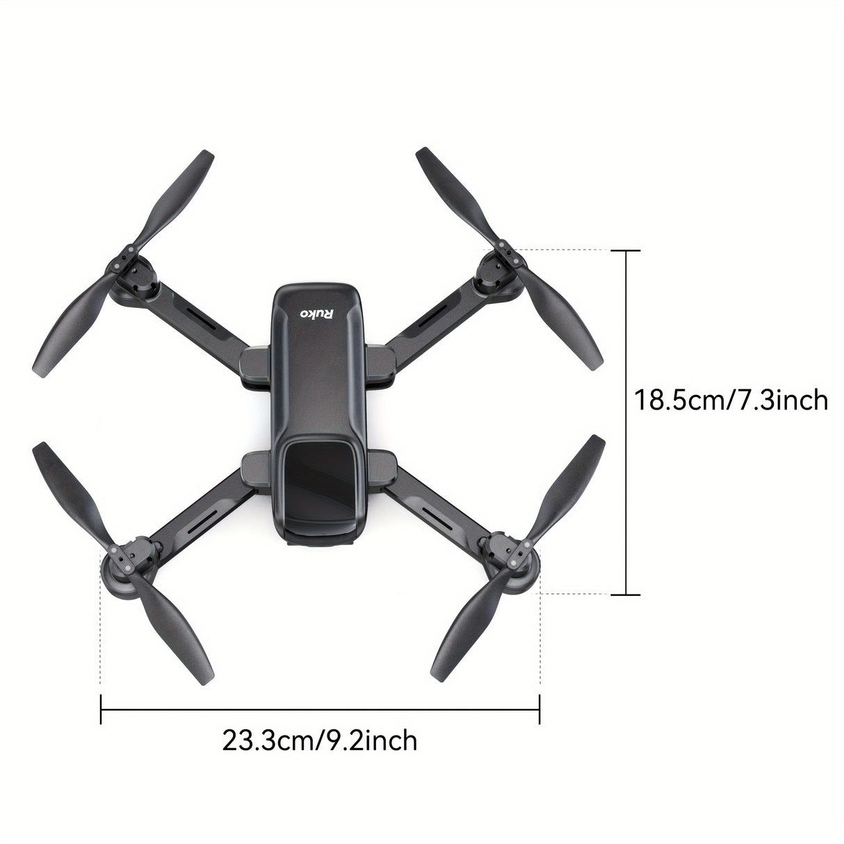 Ruko U11S Foldable Drone for Adults - 4K Ultra HD Camera, 120° FOV, GPS Auto Return, 40-Min Flight Time, 5G Live Video Transmission, Beginner-Friendly with Follow Me & Circle Fly Functions, Includes Carrying Case