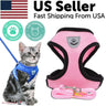 Adjustable Reflective Pet Harness with Leash