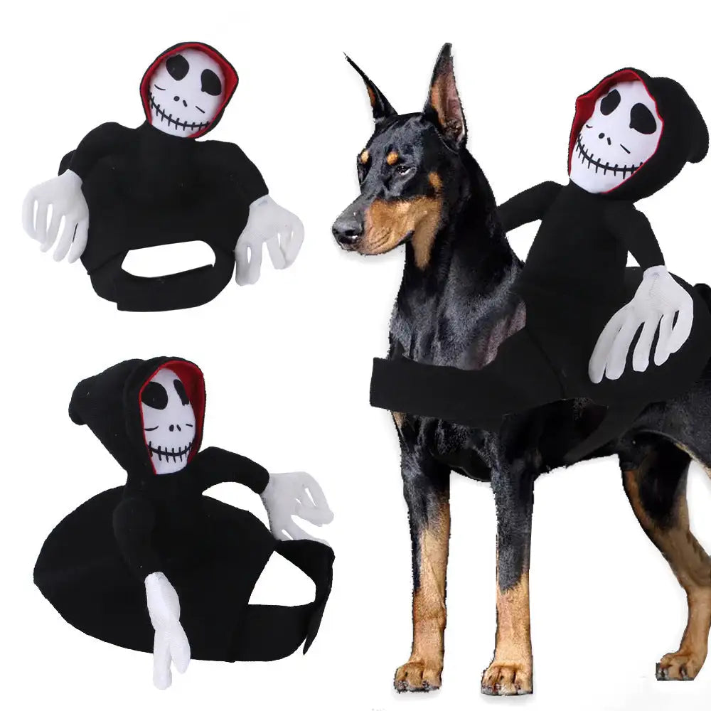 NEW Funny Pet Halloween Costume Halloween Pet Decoration Dress Up Pet Cosplay Costume Halloween Pet Clothes Spider Pumpkin Vest - Lootquake