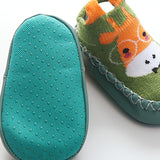 Lot de 2 paires de chaussettes de marche antidérapantes pour bébé garçon et enfant, chaussettes de sol respirantes et confortables pour l'intérieur, chaussettes pour chaussures d'enfant