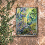 Mer Fairy Fantasy Wooden Wall Art by Josephine Wall - Fantasy Decor - 852149-JW