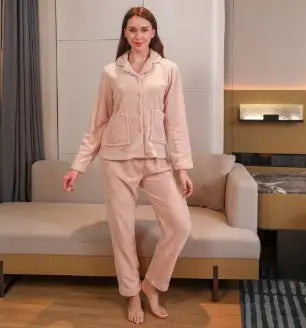 Women's Velvet Pajama Set - Lootquake