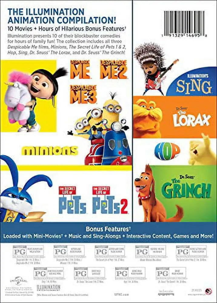 Illumination Presents: 10-Movie Collection (DVD) - Lootquake