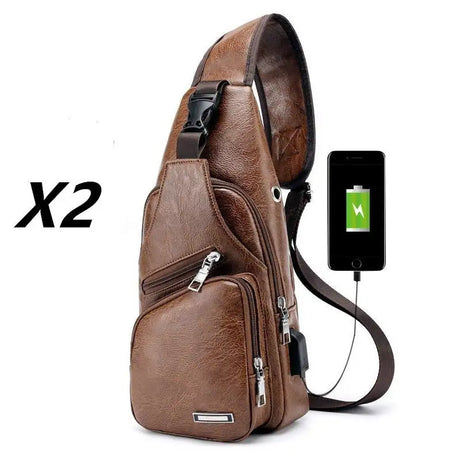 Waterproof casual one-shoulder messenger bag - Lootquake