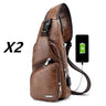 Waterproof casual one-shoulder messenger bag - Lootquake