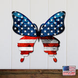 USA Butterfly Holiday Door Decor - American Christmas Decor - 8187127H