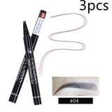 Four-Head Liquid Tattoo Eyebrow Pencil