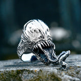 Alien Mutant Symbiote Stainless Steel Ring
