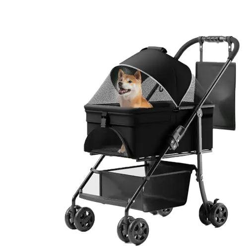 All-In-One Pet Travel Stroller and Carrier