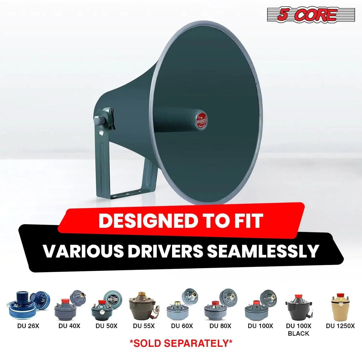 All-Weather 16-inch PA Speaker Horn