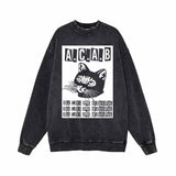 All Cats Are Beautiful ACAB Vintage Washed Sweatshirt