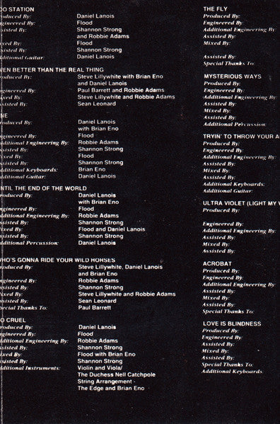 Achtung Baby (CASSETTE) | Very Good Plus (VG+) Excellent (EX)