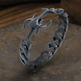 Anchor Cuban Chain Stainless Steel Marine Bracelet