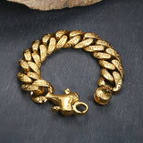 Ancient Egyptian Hieroglyphics Stainless Steel Bracelet