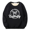 Jesus Saves Floral Cross Crew Collar Sweatshirt