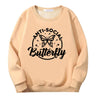 Jesus Saves Floral Cross Crew Collar Sweatshirt