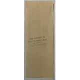 Rare Antique 1880s Downer and Bemis Brewing Co. Chicago Check