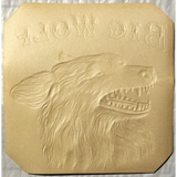 Rare Antique 1900s Big Wolf Cigar Label Americana Collectible