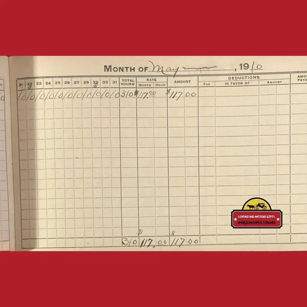 Rare 1910 Pittsburgh And Lake Erie Railroad Time Book Unearthed