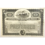 Rare Titanic International Mercantile Marine Stock Certificate