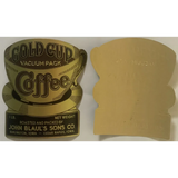 Breathtaking Antique 1910s Gold Cup Label from Iowa