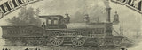 Rare 1915 Chicago Rock Island Pacific Railroad Stock Certificate