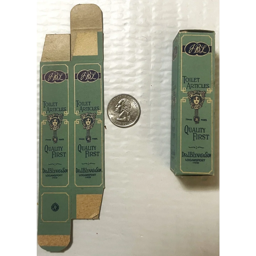 Rare 1920s JBL Toilet Article Collectible in Pristine Condition