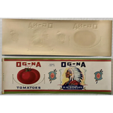 Rare 1920s Native American Antique Gold Label from Fabius NY