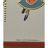 Rare 1920s Native American Antique Gold Label from Fabius NY