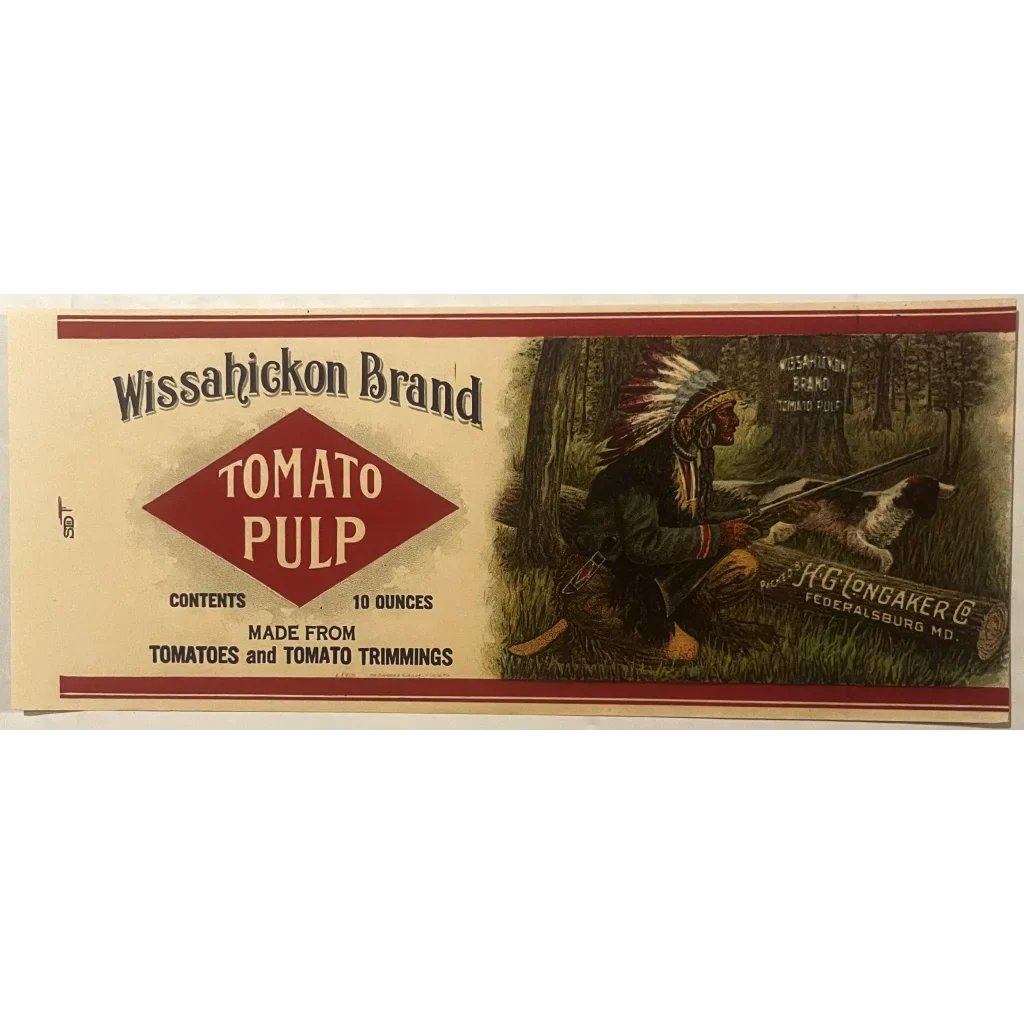 Discover a Unique Piece Exquisite Vintage Wissahickon Can Label