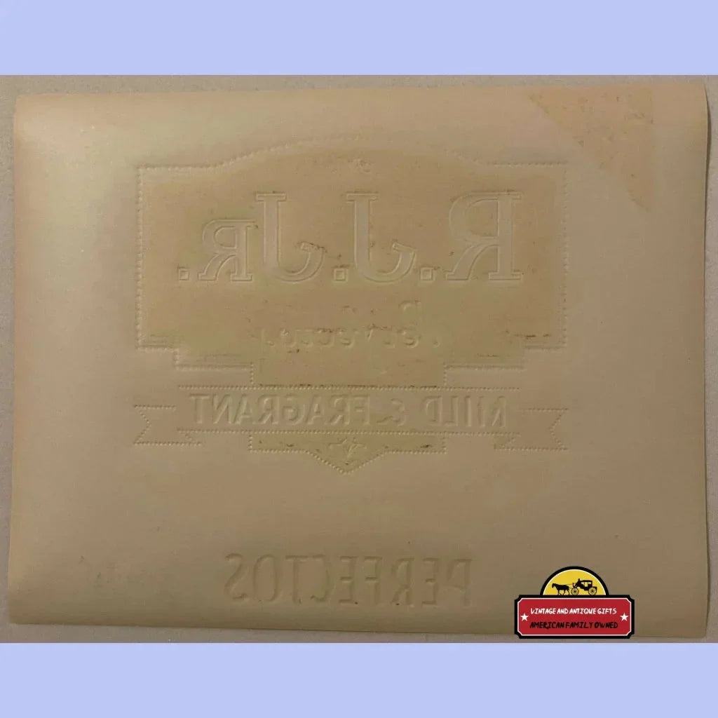 Rare Embossed R.J. Jr. Cigar Label with NRA Insignia from 1900s