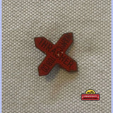 Rare Antique Vintage Thrasher Tin Tobacco Tag from 1870s Era