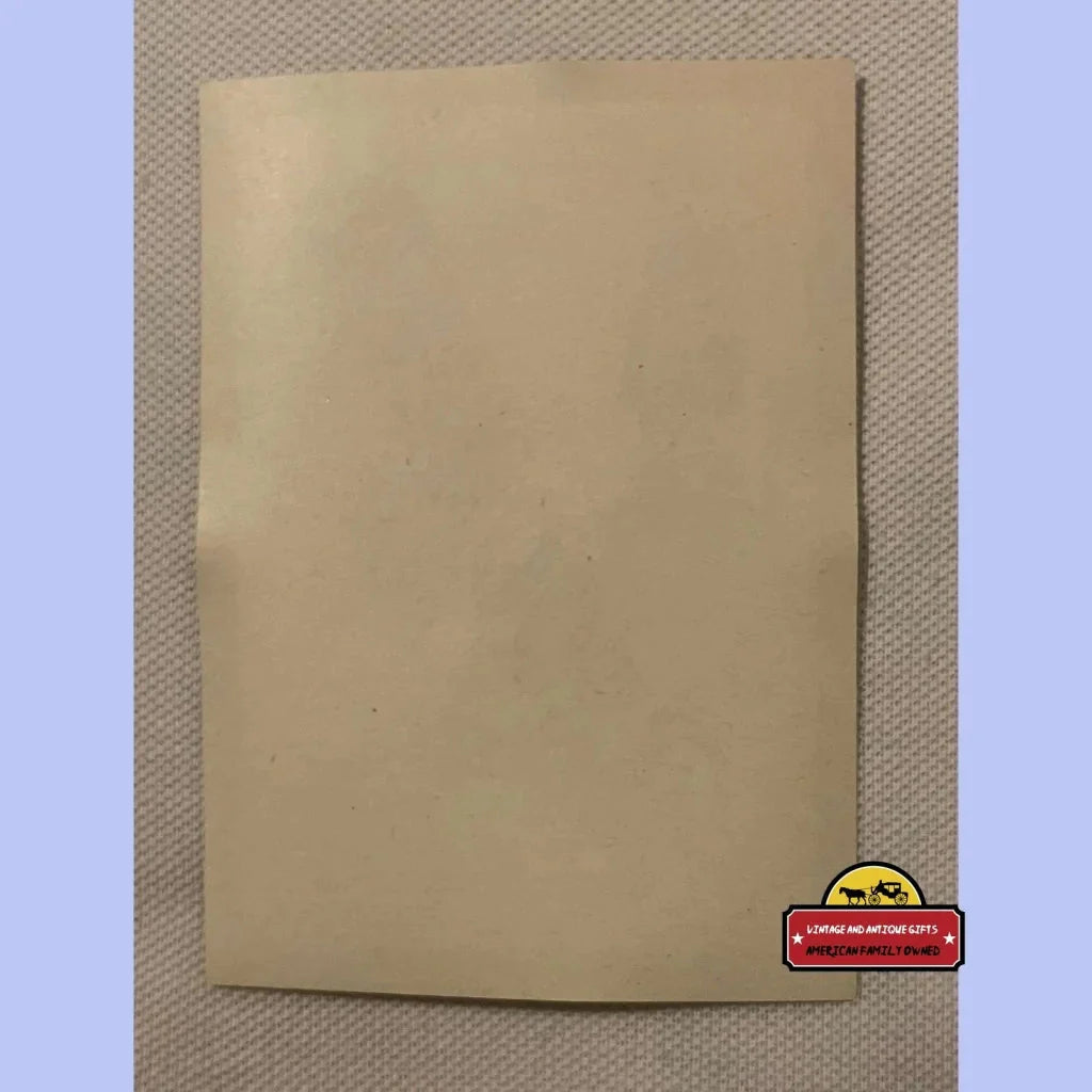 Rare Antique Broomette Broom Label from Early 1900s